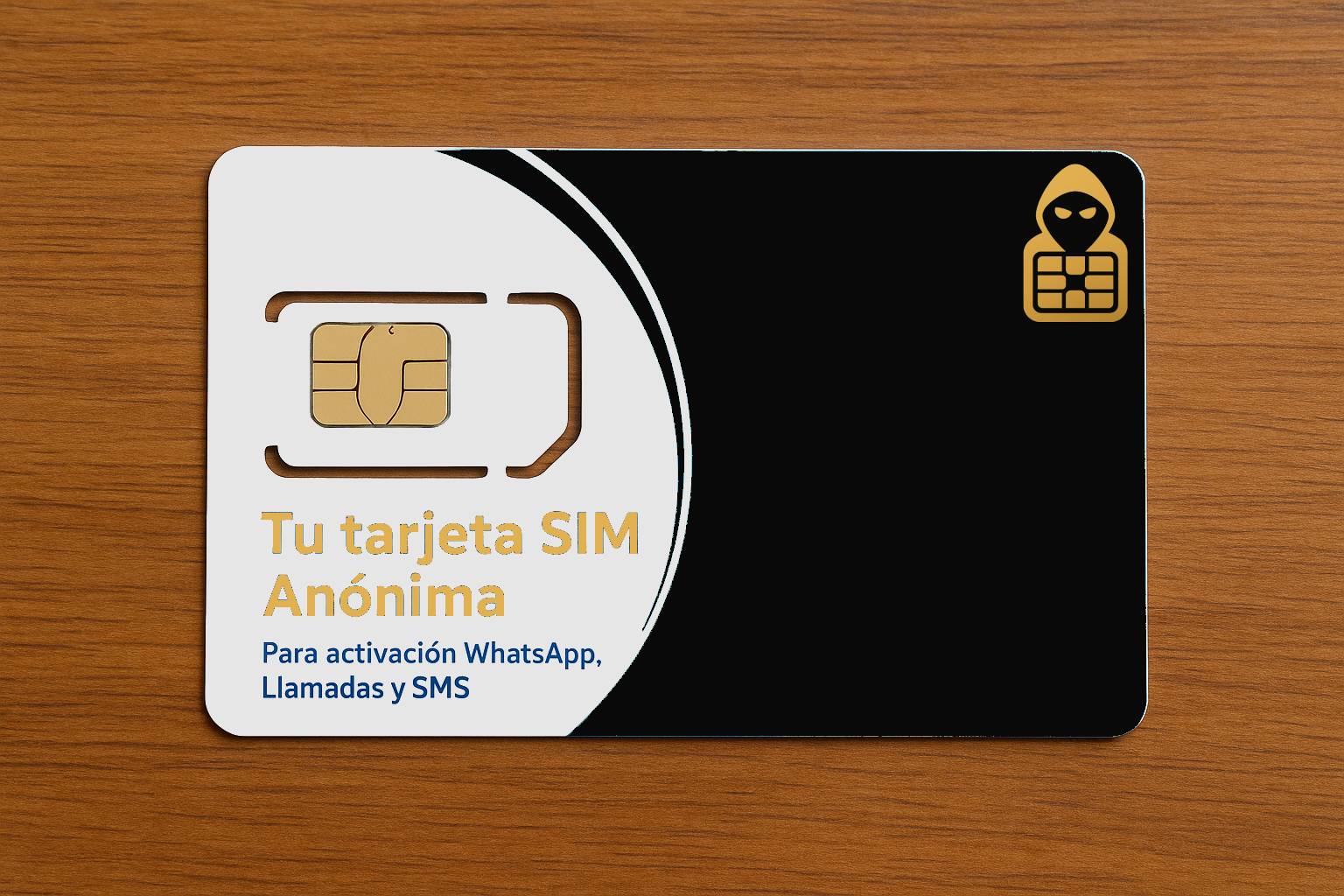 1x Tarjeta SIM Anónima (activada y sin DNI)